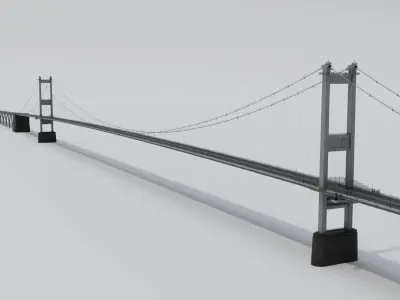 Severn Bridge 3D model