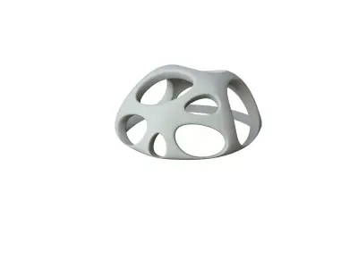 SciFi Cube Object No 49461 Low Poly Shape Low-poly 3D model