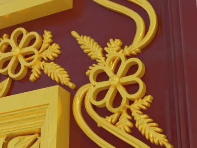 Door of Nabawi Mosque Bab Al-Rahmah 3D model