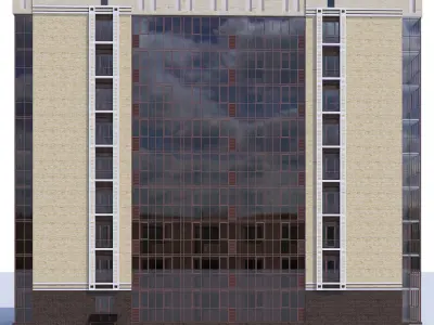 Residential building 3D model 12
