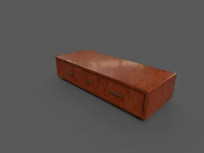 Pack 2 Modern Furniture 3D Model Low-poly 3D model
