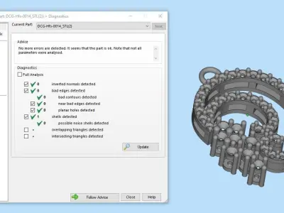 Half set 0014 3D print model