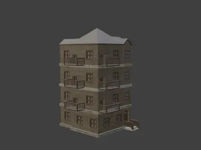 House Model 26 Low-poly 3D model
