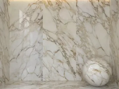 Calacatta Oro marble 3D model