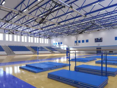  Basketball and Gymnastic Gym 