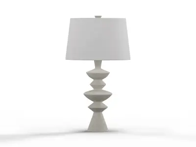 Arteriors Jillian Table Lamp White 3D model