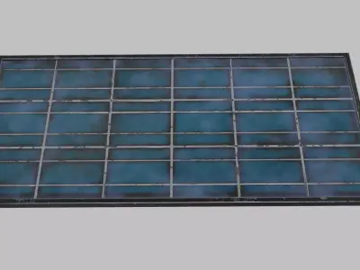 Solar Panel Low-poly 3D model