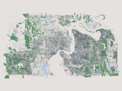 Jacksonville City Florida 3D model