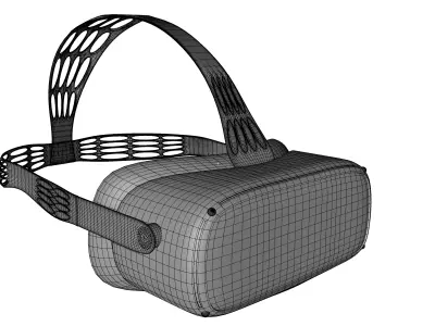 VR goggles Low-poly 3D model