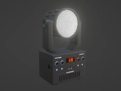 DJ Lighting Low-poly 3D model