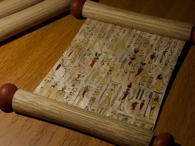 Ancient Egypt Hieroglyphs  - VOL 2 - 2 Seamless PBR Texture