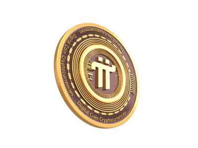 Pi Coin v2 001 3D model