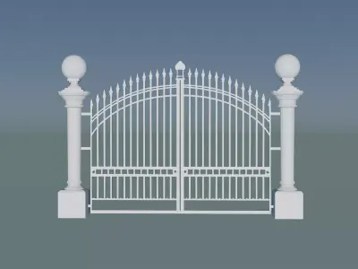 Classic Gate Door 3D print model order