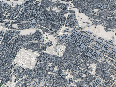 Gaziantep City Turkey 3D model