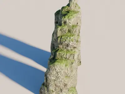 Rock 5 Low-poly 3D model