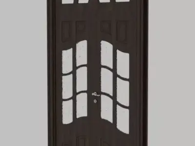 Classic door 3D print model purchase