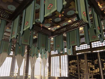 Antique Front Hall 3D model