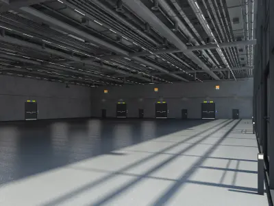 Exhibition Hall 34 3D model