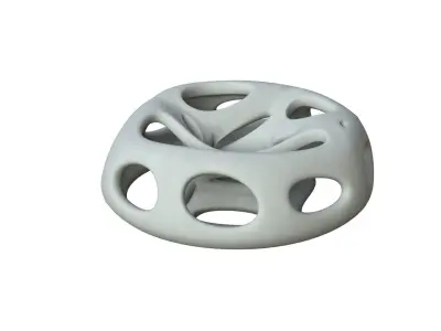 SciFi Cube Object No 64899 Low Poly Shape Low-poly 3D model