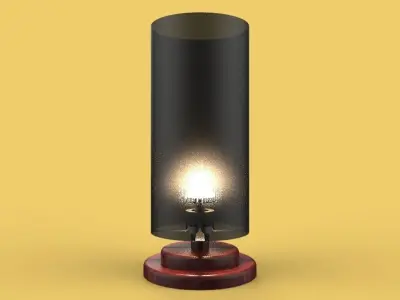 Nightlight  VINTAGE WOODEN SLEEPING LAMP  3D model