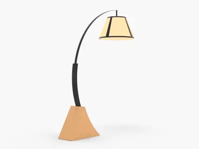 Floor Lamp Minimalist Low-poly 3D model