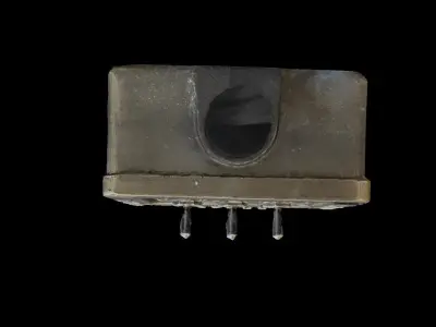  Antique electric switch 3D model
