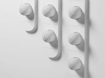 Modulo wall triple 3D model