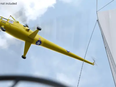  Search and Rescue Helicopter Sikorsky H-5 Rigged 