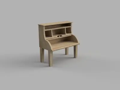 Roll Top Desk 3D print model