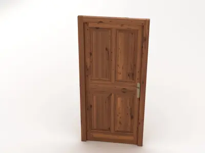 Wooden Door 3D model