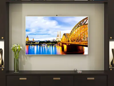 TV WALL UNIT 1 3D model