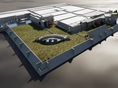 Tomba Brion - Carlo Scarpa 3D model