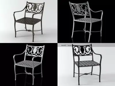 San Marino Armchair 3D model