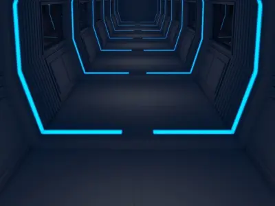 Sci Fi Corridor 3D model