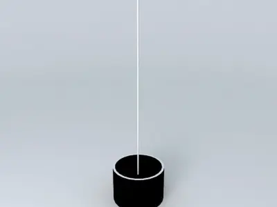 Black lamp Free 3D model purchase