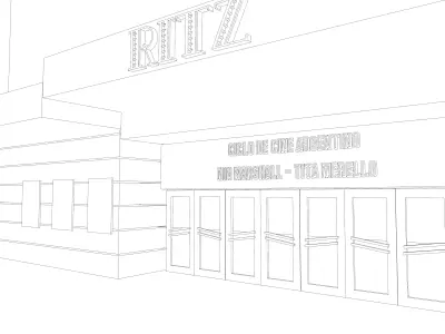 Cinema RITZ Coogee Sydney Australia Free 3D model