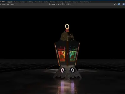 Ramadan lantern 2023 Free 3D model