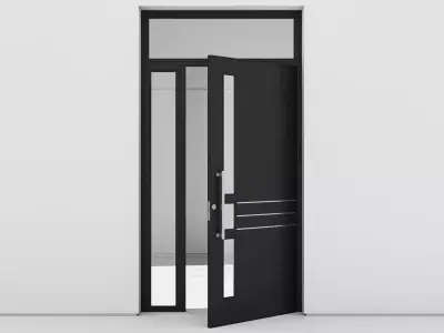 Aluminium door 154 3D model