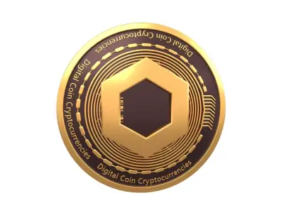 Chainlink Coin v2 001 3D model