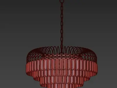 Chandelier Sabina E 1 5 46 100 N 3D model