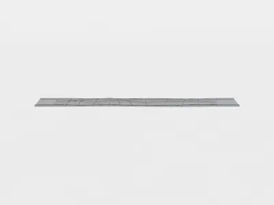 Road tahitian rug Low-poly 3D model