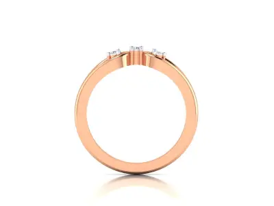 Women Ring  Render 3dm STL OBJ FBX MTLDetails 3D print model 5