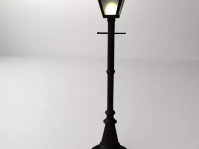 Light Post 3D model