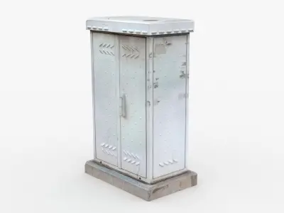 Distribution Board 3 Scan Low-poly 3D model