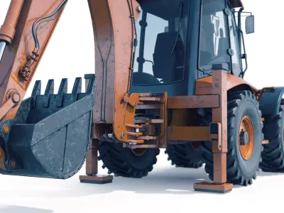  Generic Backhoe Loader 