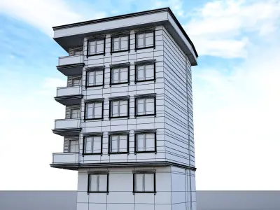 Ornate building 3d model 5 3D model