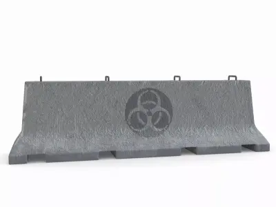 Concrete Barrier Free 3D model