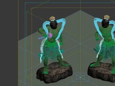 Game Model - General Stone Carving 3D model