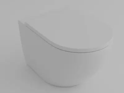  Mounted Urinal - High-Quality Architectural Asset Low-poly 3D model