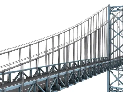 Ambassador Bridge 3D model